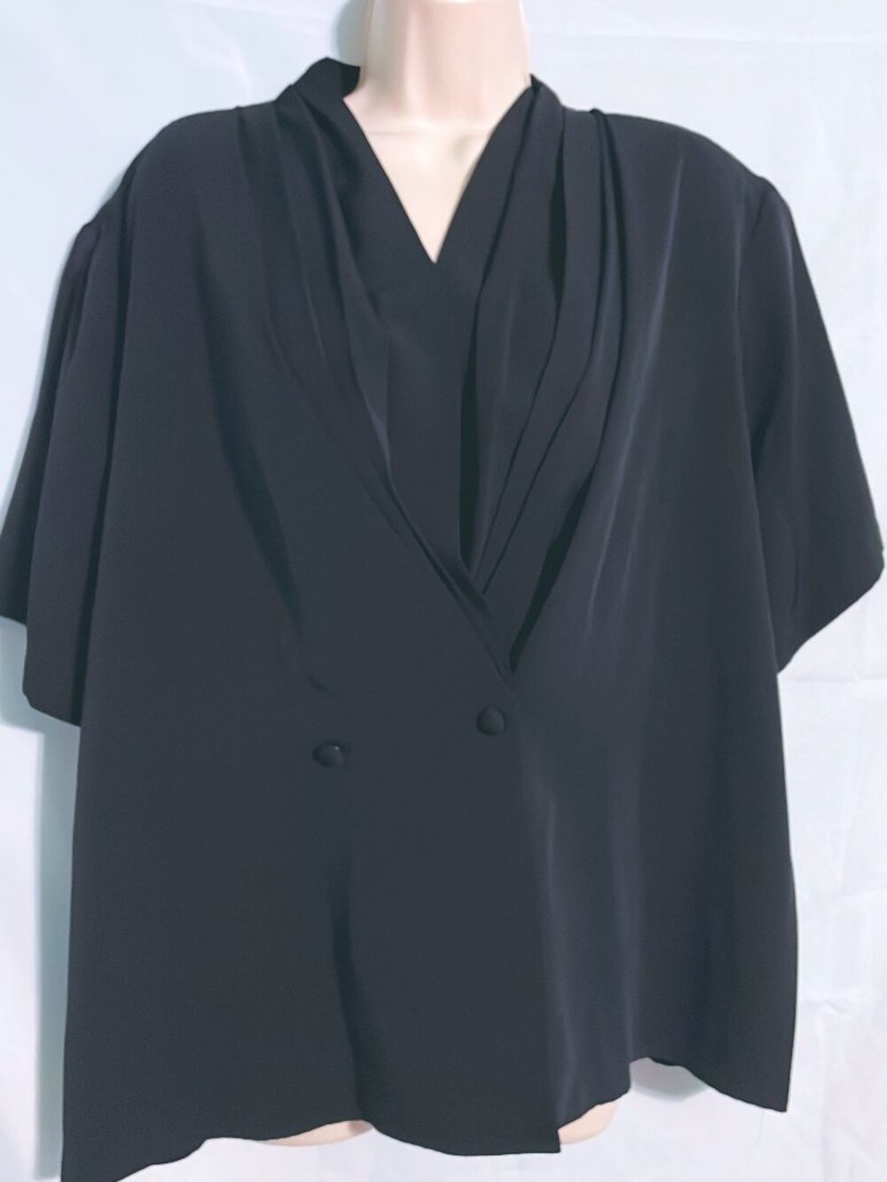 Notations Cute Black Top Size 22W